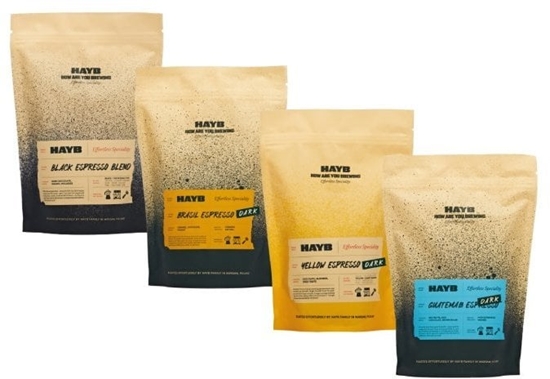 Изображение Kawa mielona HAYB DARK Espresso Starter Pack 4x250g