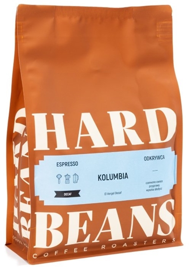 Picture of Kawa ziarnista Bearded Coffee Kawa ziarnista Kolumbia El Vergel Decaf 1kg - bezkofeinowa