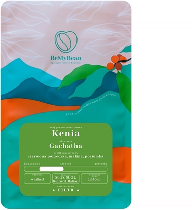 Изображение Kawa ziarnista BeMyBean kawa ziarnista Kenia Gachatha Filtr myty 250 g