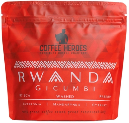 Изображение Kawa ziarnista Coffee Heroes Rwanda Gicumbi 250g