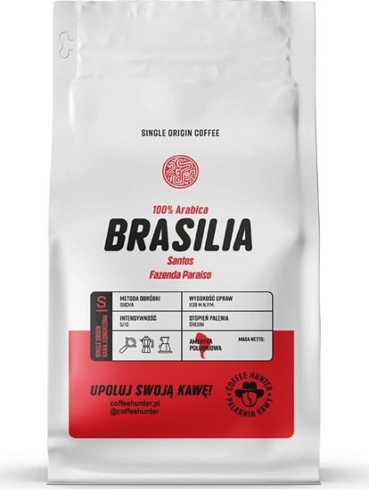 Picture of Kawa ziarnista Coffee Hunter Brasilia Santos Fazenda Paraiso 250 g