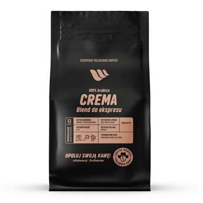 Изображение Kawa ziarnista COFFEE HUNTER Crema Blend 250g