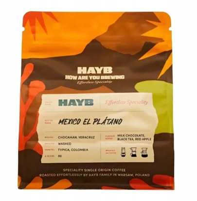 Изображение Kawa ziarnista HAYB Kawa ziarnista Mexico El Platano 250g