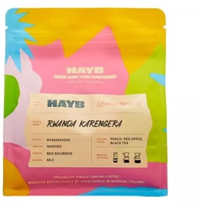 Изображение Kawa ziarnista HAYB kawa ziarnista Rwanda Karengera Filtr myty 250 g