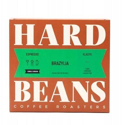 Изображение Kawa ziarnista Hard Beans Coffee Kawa ziarnista Brazylia Campo Das Vertentes 250g