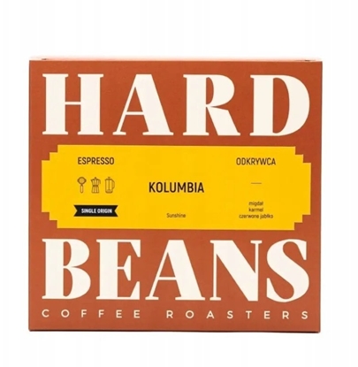 Изображение Kawa ziarnista Hard Beans Coffee Kawa ziarnista Kolumbia Sunshine 250g