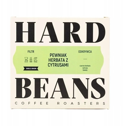 Изображение Kawa ziarnista Hard Beans Coffee Kawa ziarnista Pewniak Herbata z Cytrusami Filtr 250g