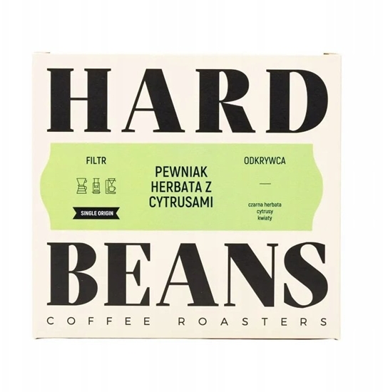 Picture of Kawa ziarnista Hard Beans Coffee Kawa ziarnista Pewniak Herbata z Cytrusami Filtr 250g