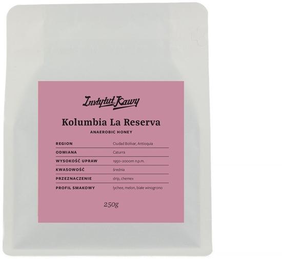 Picture of Kawa ziarnista Instytut Kawy Kolumbia La Reserva Filtr 250g