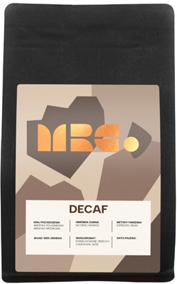 Изображение Kawa ziarnista Kawa Ziarnista MRC DeCaf 250g - decaf