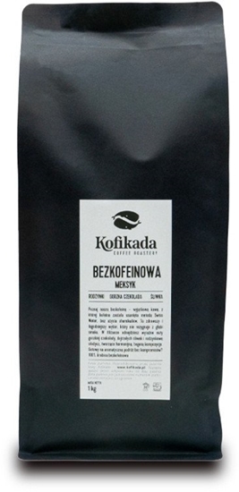 Picture of Kawa ziarnista Kofikada Meksyk Decaf Mountain Water Process Espresso 1kg - KAWA BEZKOFEINOWA