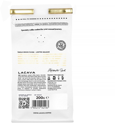 Изображение Kawa ziarnista LaCava Kawa ziarnista Ethiopia Bekele Kechara 200g