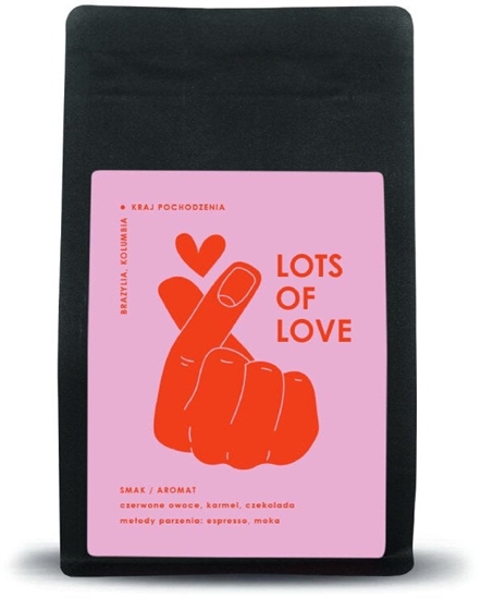 Изображение Kawa ziarnista MRC. Lots of love 250g