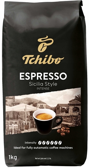 Изображение Kawa ziarnista Tchibo Espresso Sicilia Style Intense Roast 1 kg