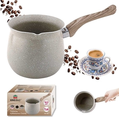 Изображение Kawiarka KingHoff TYGIELEK MARMURKOWY DO KAWY PO TURECKU 1,8L KH-1982 INDUKCJA