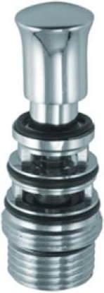 Изображение KFA Przecznik natrysku do baterii Beryl, Cyrkon, Onyks, Obsydian, Szafir, Turkus, Kalcyt, Rodon chrom (823-106-00)