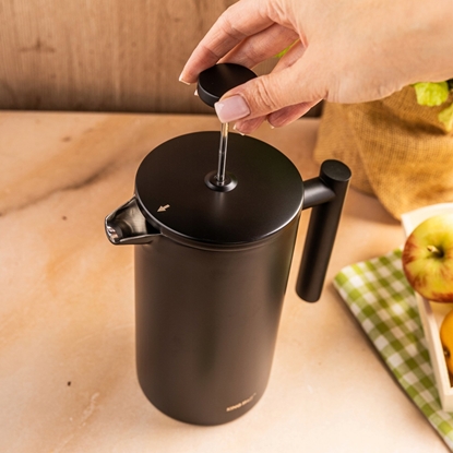 Изображение KingHoff STALOWY ZAPARZACZ TOKOWY DO KAWY HERBATY 1L KH-1996