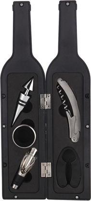 Attēls no KingHoff ZESTAW DO WINA W ETUI W FORMIE BUTELKI KINGHOFF KH-1166