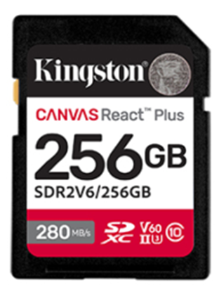Изображение Kingston SDXC 256GB Canvas React Plus