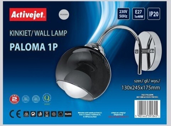 Изображение Kinkiet Activejet Kinkiet AJE-PALOMA 1P E27 1x40W