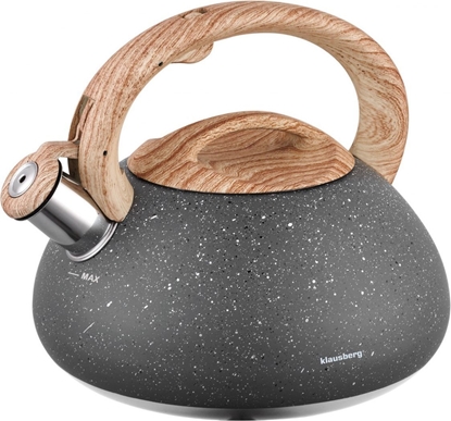 Изображение Klausberg CZAJNIK Z GWIZDKIEM 2,7L KLAUSBERG KB-7250 GRANIT WOOD