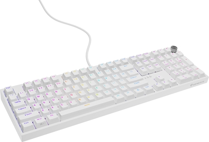 Picture of Klaviatūra Genesis Thor 404 White Gateron Yellow Pro