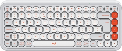 Attēls no Klaviatūra Logitech POP ICON KEYS OFF White Orange US