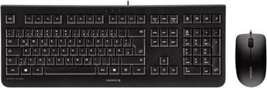 Изображение Klawiatura + mysz Cherry CHERRY DC 2000 klawiatura USB AZERTY Belgijski Czarny