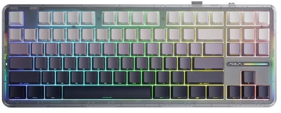 Изображение Klawiatura Aula F87 SpaceCrystal Switch (AUF87-GG-SC-E)