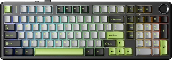 Изображение Klawiatura Aula F99 Pro GrayWood V3 (AUF99P-BGG-GW)