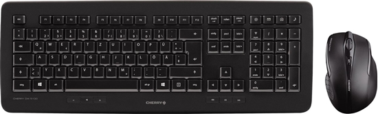 Picture of Klawiatura Cherry CHERRY DW 5100 klawiatura RF Wireless AZERTY Belgijski Czarny
