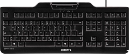 Attēls no Klawiatura Cherry CHERRY KC 1000 SC klawiatura USB AZERTY Belgijski Czarny