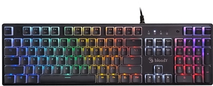 Attēls no Klawiatura mechaniczna A4TECH BLOODY S520N Pudding Black (BLMS Blue Switch)