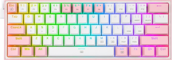 Picture of Klawiatura Redragon K617 Fizz  (K617-RGB pink)