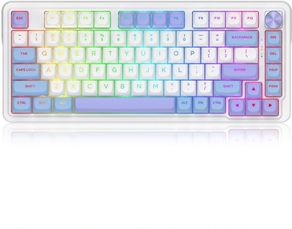 Attēls no Klawiatura Redragon UCAL MAX Manbo Linear Switch (K673WBP-RGB-MAX)