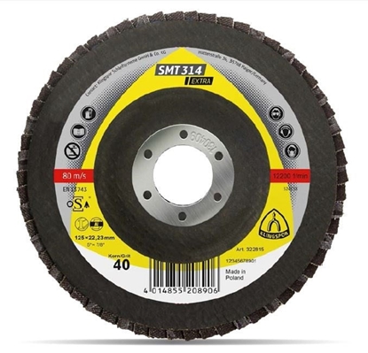 Attēls no Klingspor ciernica listkowa 115mm SMT314 EXTRA granulacja 40 - 322809