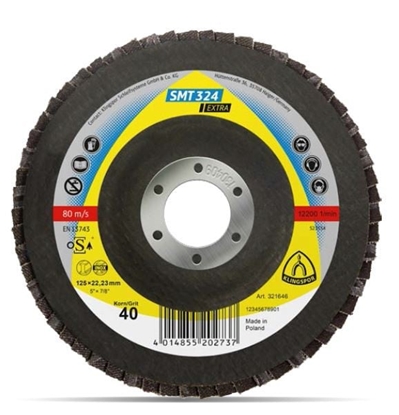 Attēls no Klingspor ciernica listkowa 125mm SMT324 EXTRA granulacja 40 - 321510