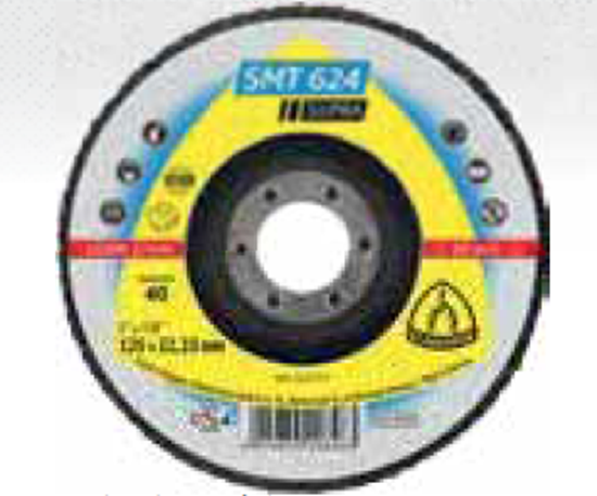 Picture of Klingspor ciernica listkowa talerzowa wypuka SMT 624 180x22mm Granulacja 60 - 322785