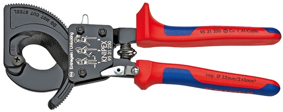 Picture of Knipex Noyce do kabli z mechanizmem zapadkowym (95 31 250)