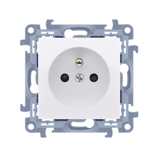 Picture of Kontakt-Simon Gniazdo wtyczkowe pojedyncze z uziemieniem biay 16A (CGZ1.01/11)