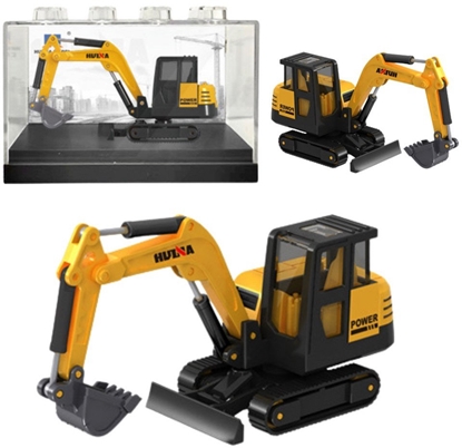 Attēls no Koparka Gsienicowa Metalowa Model Kolekcjonerski Huina óta1:80