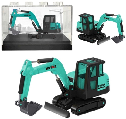 Attēls no Koparka Gsienicowa Metalowa Model Kolekcjonerski Huina Zielona 1:80