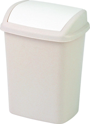 Attēls no Kosz na mieci Curver Dominik uchylny 10L kremowy (CUR000081)