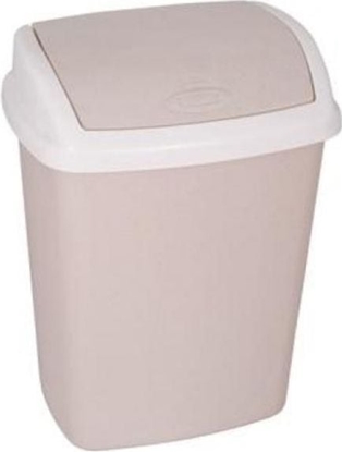 Attēls no Kosz na mieci Curver Dominik uchylny 25L kremowy (CUR000078)