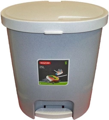 Attēls no Kosz na mieci Curver na peda 25L szary (CUR000145)