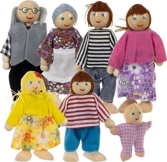 Picture of Kruzzel Miniaturowe lalki- 7szt. Kruzzel 19764