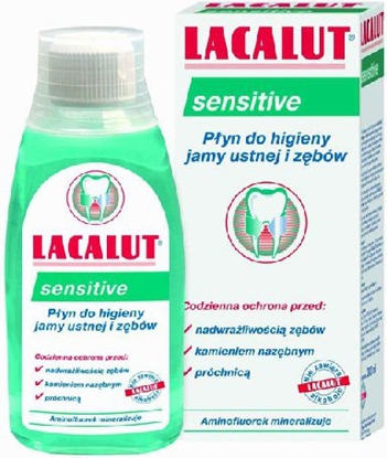 Attēls no Lacalut  Pyn do pukania ust Sensitive 300ml