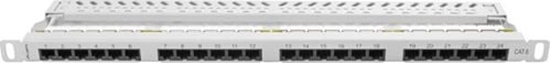 Picture of Lanberg Patch panel 0.5U 19" 24x RJ-45 Kat.6 Szary (PPU6-0024-S)
