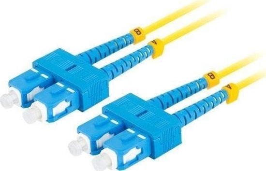 Изображение Lanberg PATCHCORD WIATOWODOWY SM SC/UPC-SC/UPC DUPLEX 3.0MM LSZH G657A1 10M ÓTY LANBERG
