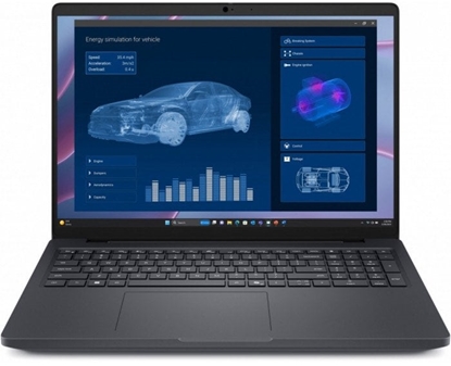 Attēls no Laptop Dell Stacja robocza Pro Max 16 MC16255 Win11Pro AMD Ryzen 340|16GB|256GB|FgrPr&SmtCd|FHD Cam&Mic|WLAN+BT|16.0 FHD+|4 Cell|100W/3YPS